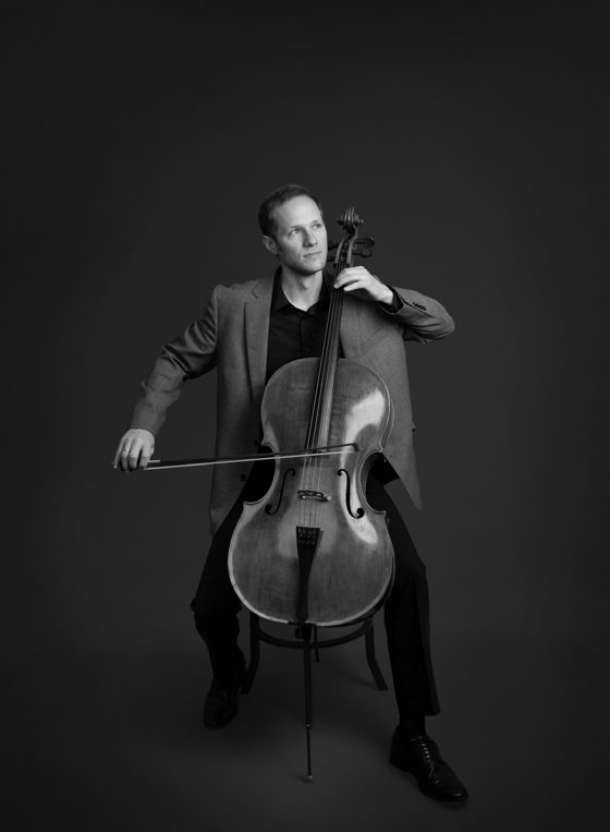 Sebastian Bäverstam with his cello