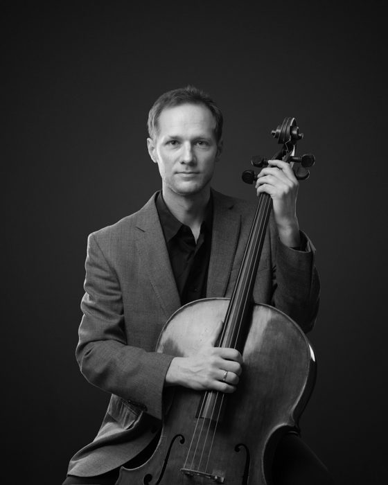 Sebastian Bäverstam with his cello
