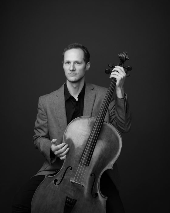 Sebastian Bäverstam with his cello
